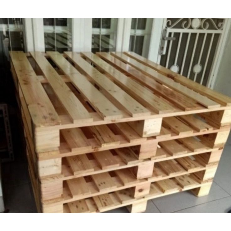 V44859 Dipan Tatakan kasur bentuk palet Anti rayap 1 x 12 x 14 cm