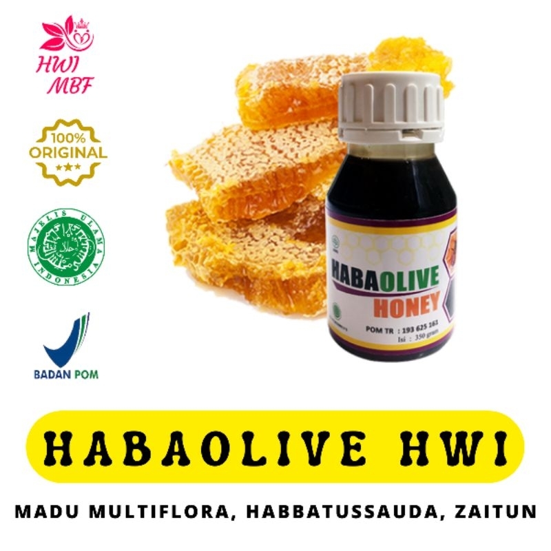 

Habaolive Honey HWI @ 350gr untuk Asam Lambung, Panas Dalam, Amandel