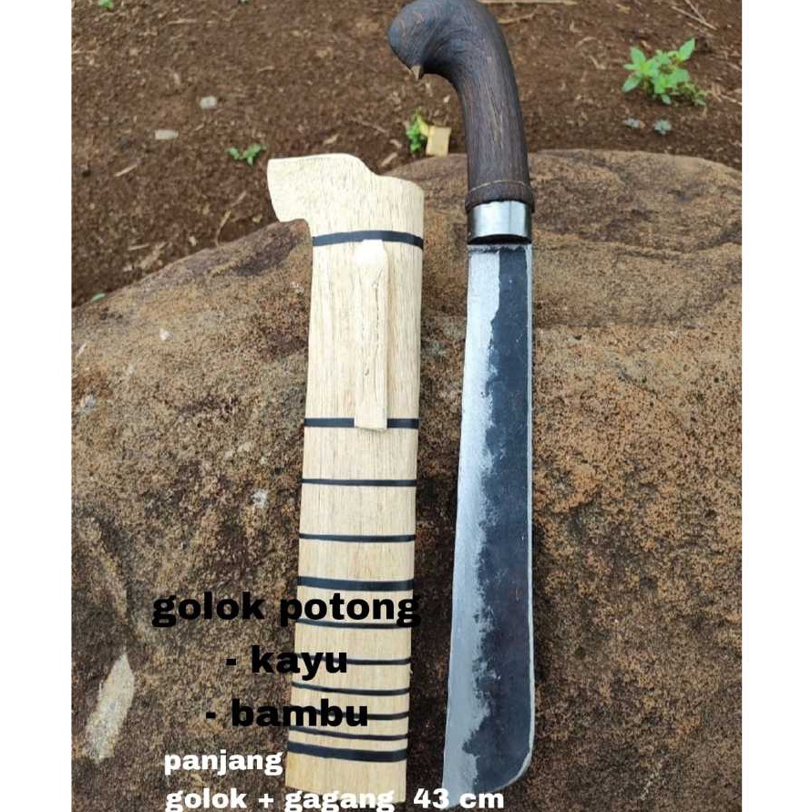 D2289 golok kebun bahan baja per asli super tajam golok potong kayu  golok potong bambu  golok tajam
