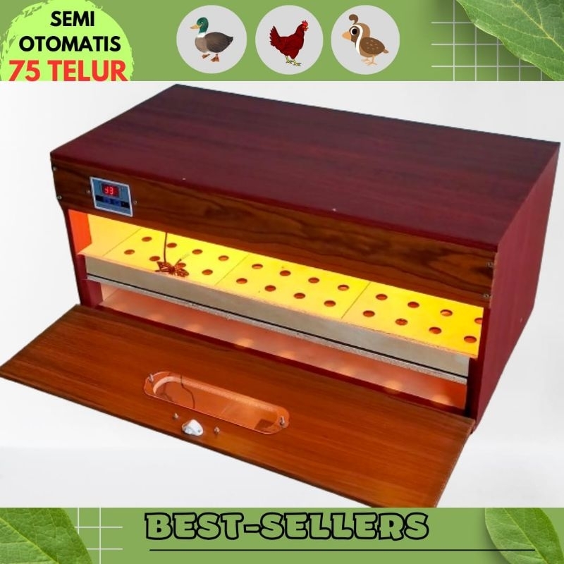 Mesin Alat Penetas Telur Kapasitas 75