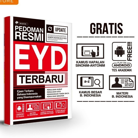 Buku EYD Pedoman Resmi Kata Baku & EYD Edisi Kelima Terbaru