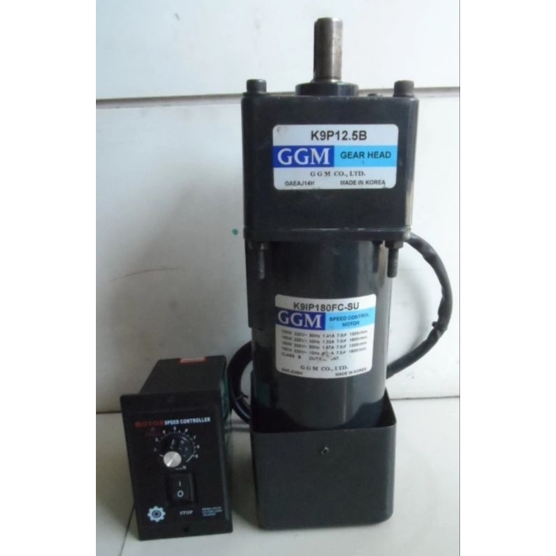 Ac Motor Gearbox GGM 220V Ratio 1:12.5 Speed Control