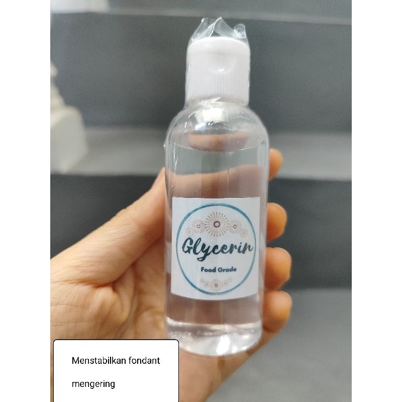 

Glycerin / gliserin food grade untuk fondant/pewarna icing gel 60ml