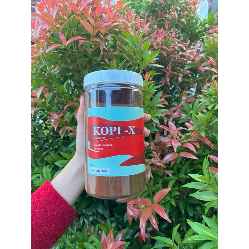 

Biji Kopi Bubuk Robusta Lampung petik merah Coffee 250gr