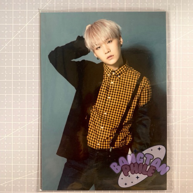 OFFICIAL BTS Photocard - SUGA Yoongi I Need U Shibuya Marui Photo Set