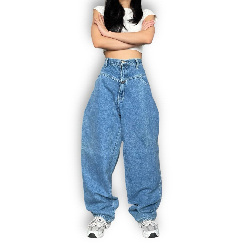 VINTAGE Y2K DESIGNER MARITHE & FRANCOIS GIRBAUD BAGGY CARPENTER JEANS (CELANA PANJANG CARPENTER JEAN