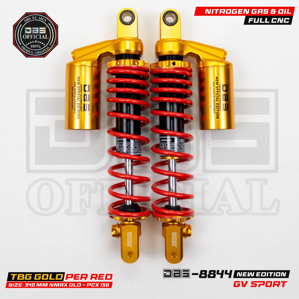 DBS 8844 NEW EDITION SHOCK BELAKANG  XMAX 250 NMAX 155 N MAX X MAX 340MM