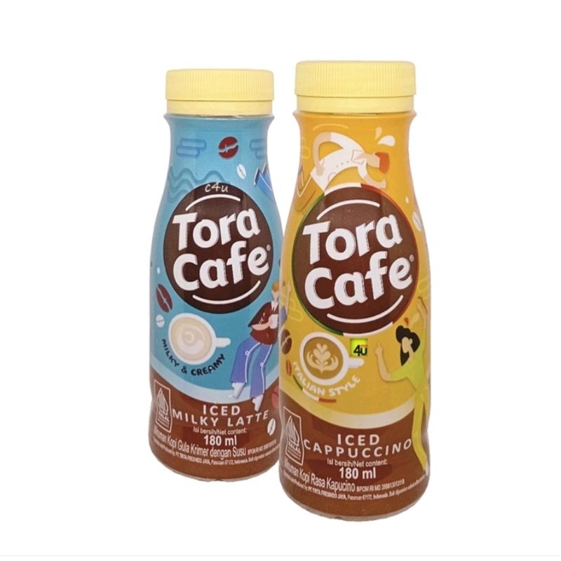 

TORACAFE 180ml Iced Milky Latte/Cappucino Minuman Kopi Botol Enak Creamy