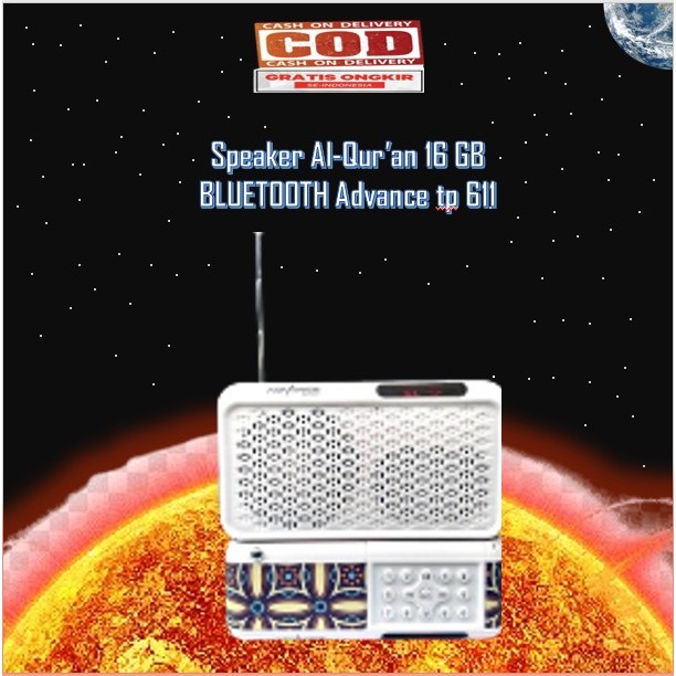 Speaker Alquran 30 juz speaker murottal 16GB BLUETOOTH advance tp 611