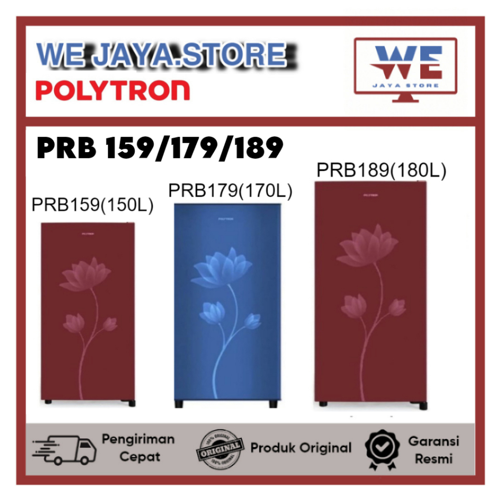 KULKAS POLYTRON 1 PINTU 159 PRB159 PRB 159 LEMARI ES 1 PINTU POLYTRON