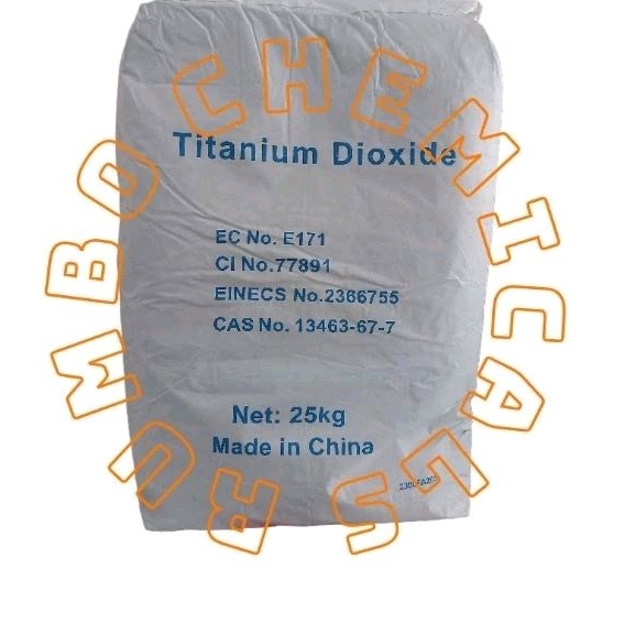 

Titanium Dioxide Food Grade Ex China/ Pewarna Putih 1KG