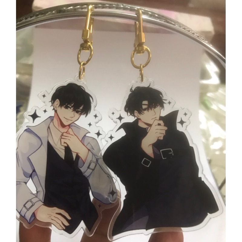 Omniscient reader's viewpoint Kim Dokja & Yoo joonghyuk Keychain Gantungan Kunci