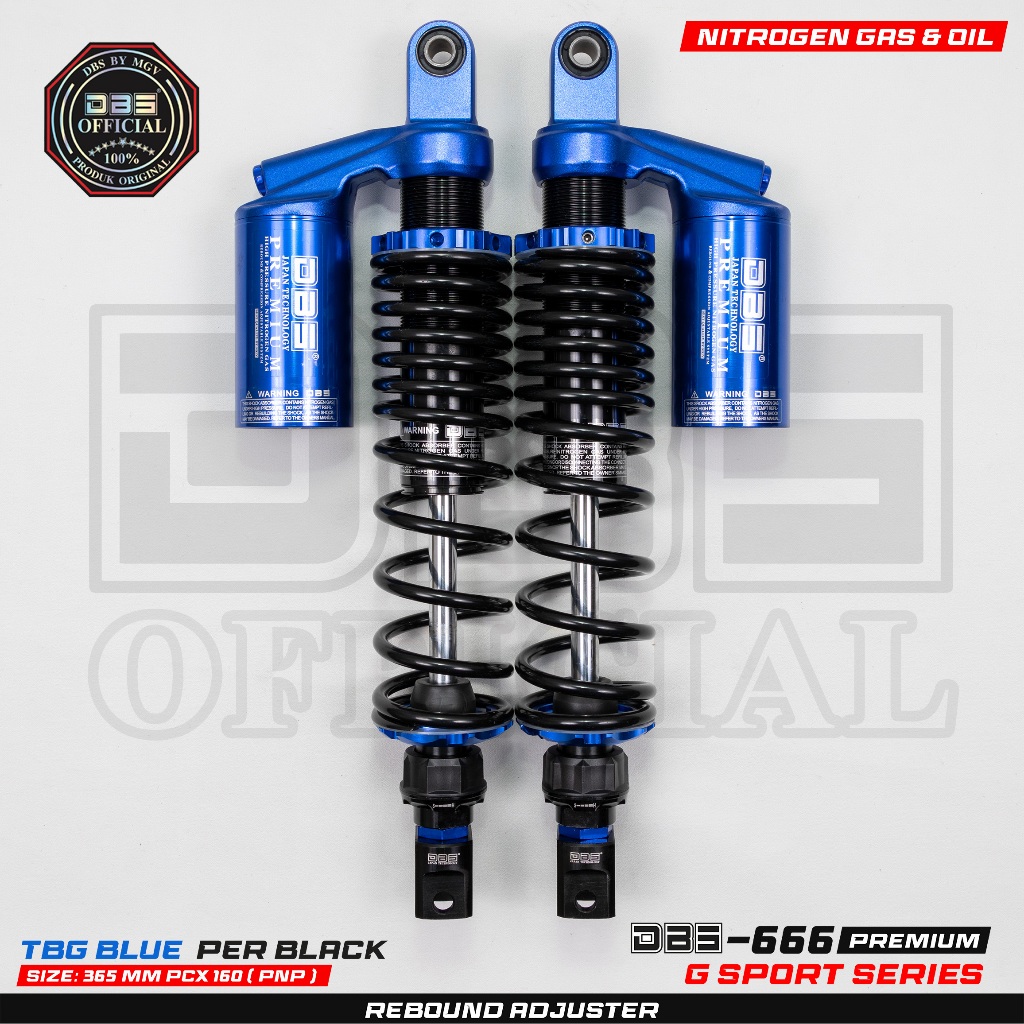 DBS 666 Series SHOCK BELAKANG  PCX 160 PCX 150 ADV 150 365MM