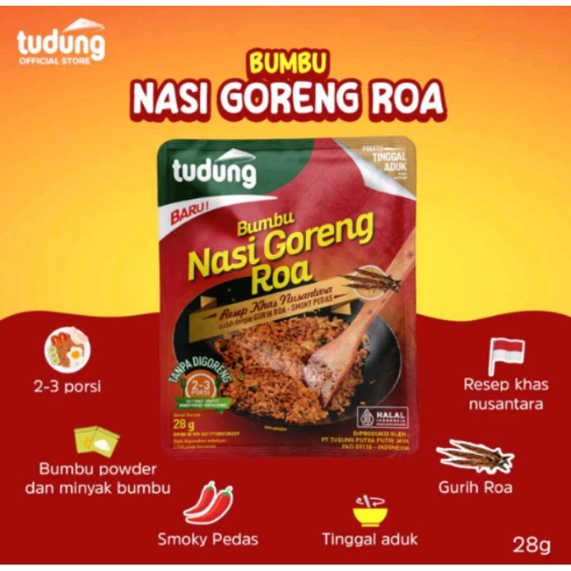 

Tudung Bumbu Nasi Goreng Roa 28gr