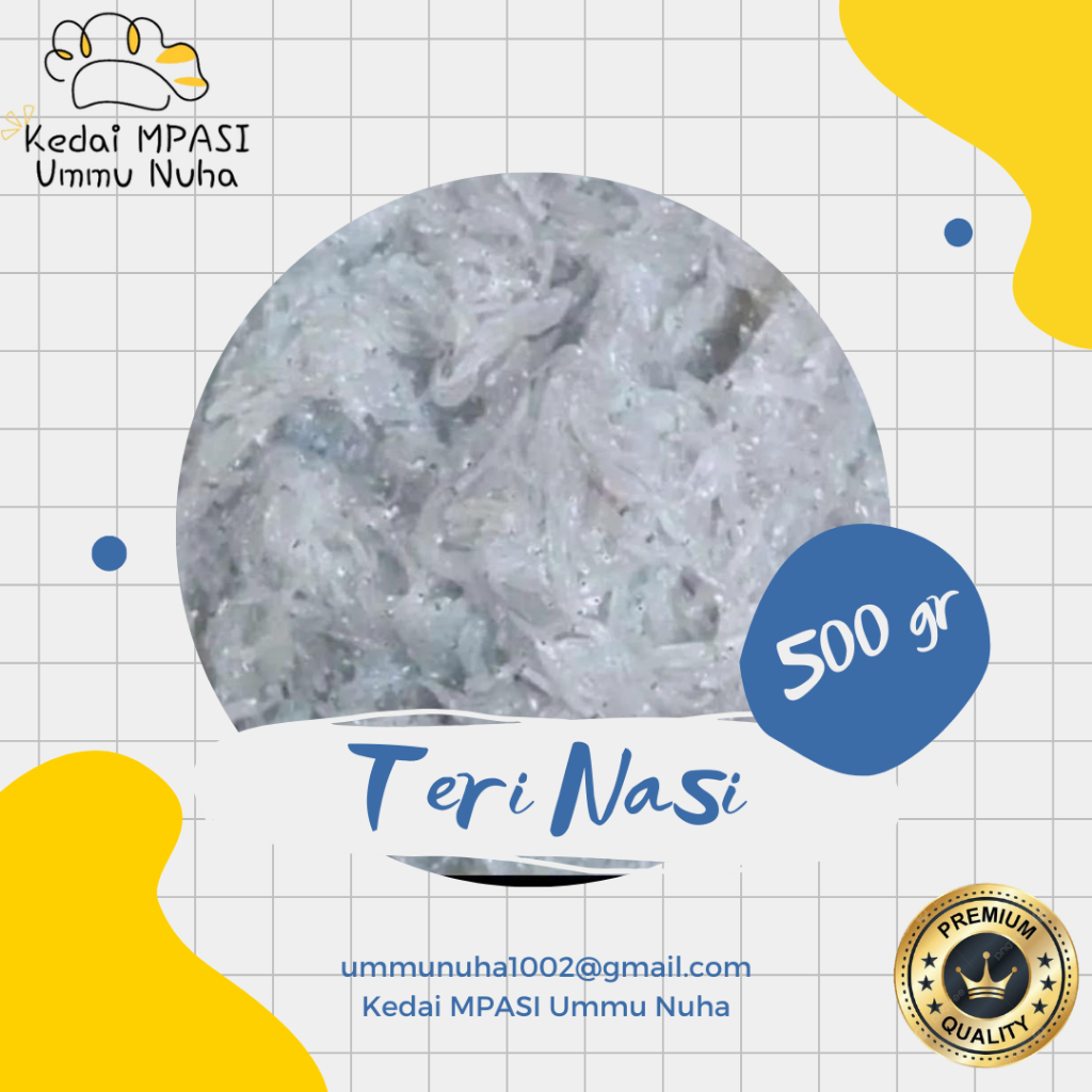 

Teri Nasi Basah MPASI Premium 500 Gram