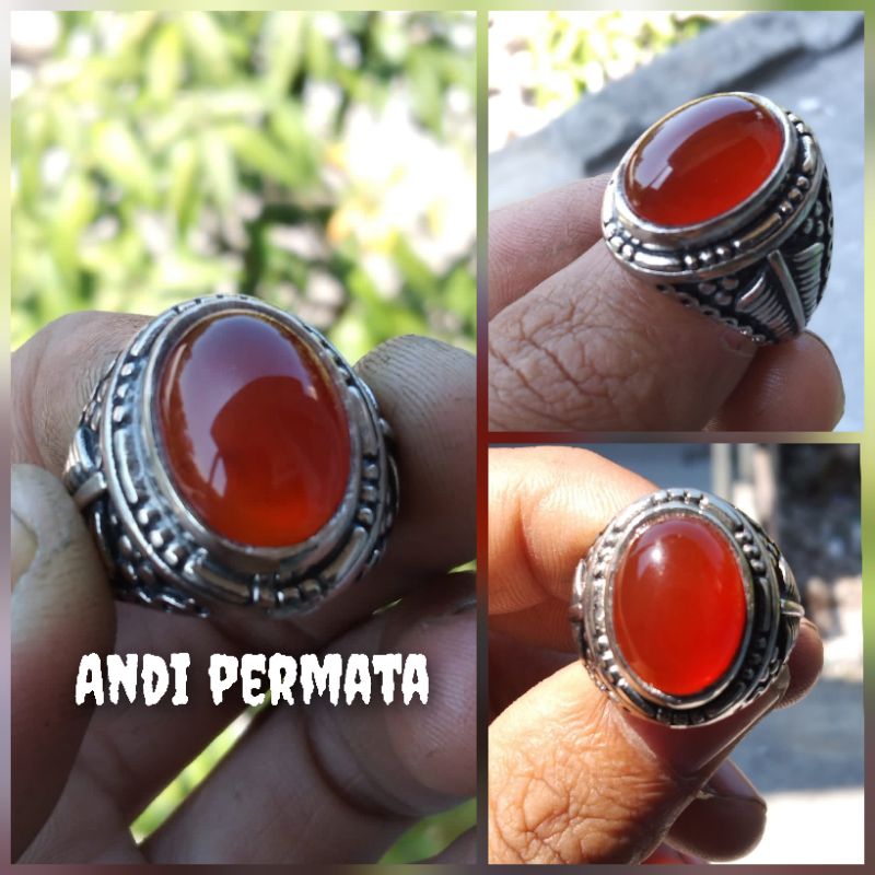 Cincin batu yaman merah