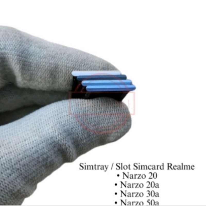 SIM tray SIM holder slot SIM tempat kartu realme narzo 50a / realme c25