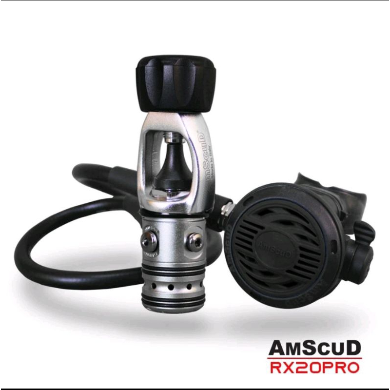 Regulator AmScuD RX20 PRO - Alat scuba diving / Alat nafas Dalam Air untuk Scuba Diving