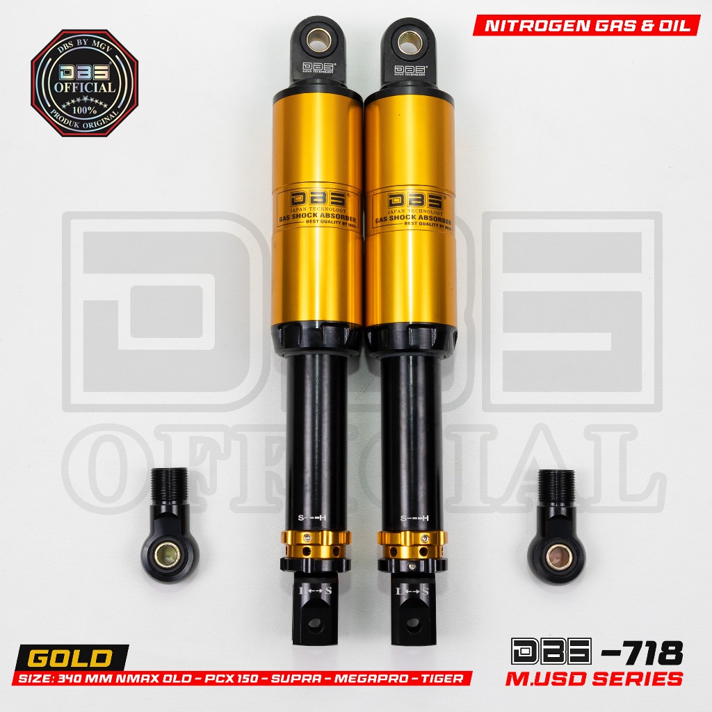 DBS 718 SERIES SHOCK  XMAX 250 NMAX 155 N MAX X MAX 340MM