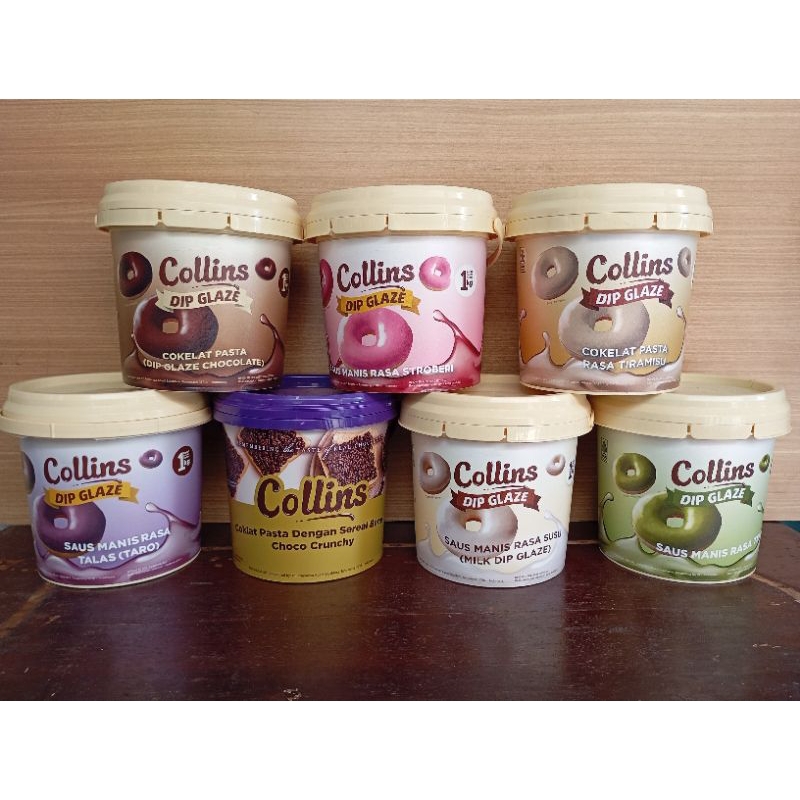 

Collins dipglaze 1 kg varian rasa / Coklat Collins