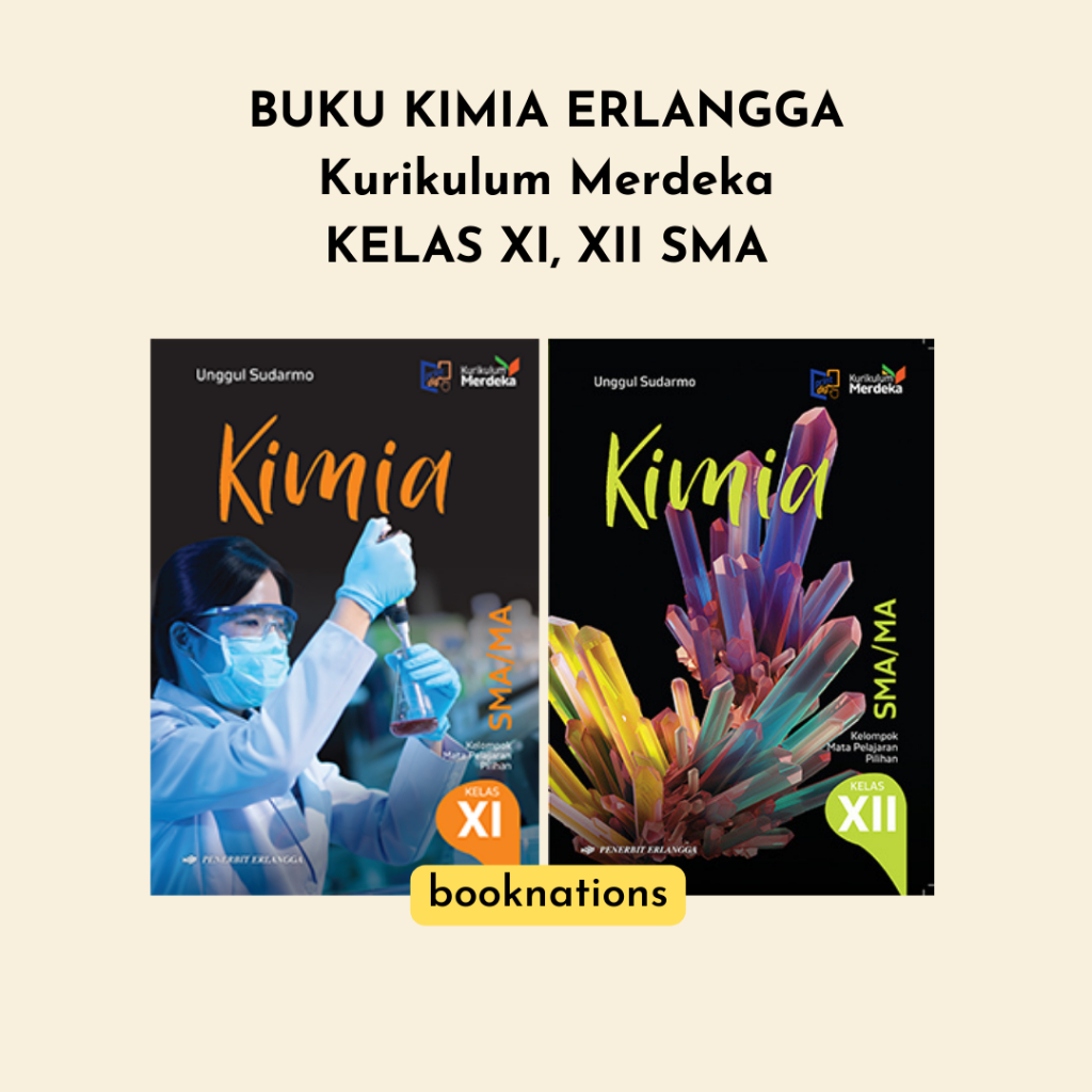 Buku IPA KIMIA kelas 11 12 XI XII SMA Kurikulum Merdeka ERLANGGA