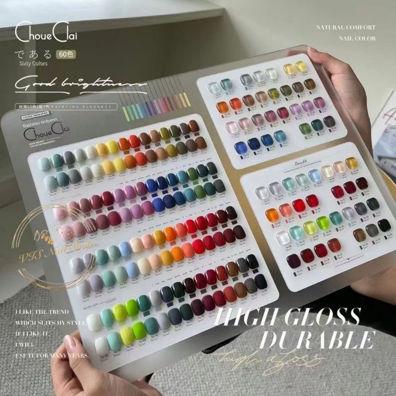 CHOUE CLAI 60 COLOUR GEL POLISH SET