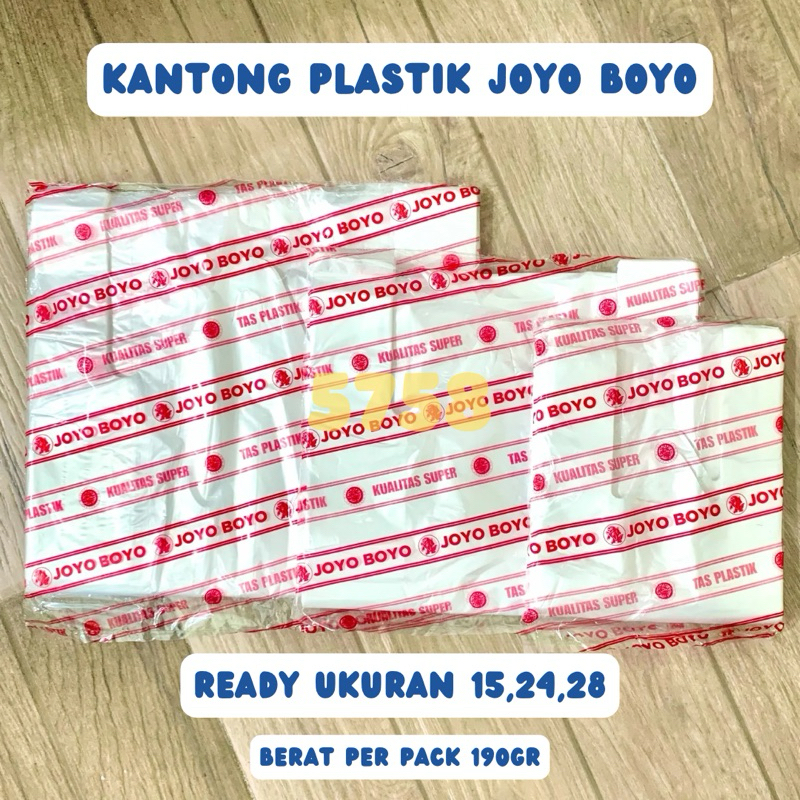 KANTONG PLASTIK JOYO BOYO 15 24 28 KRESEK BENING