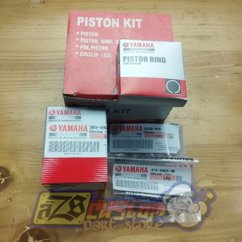 PISTON KIT SET YAMAHA MIO KARBU, SOUL KARBU, FINO KARBU