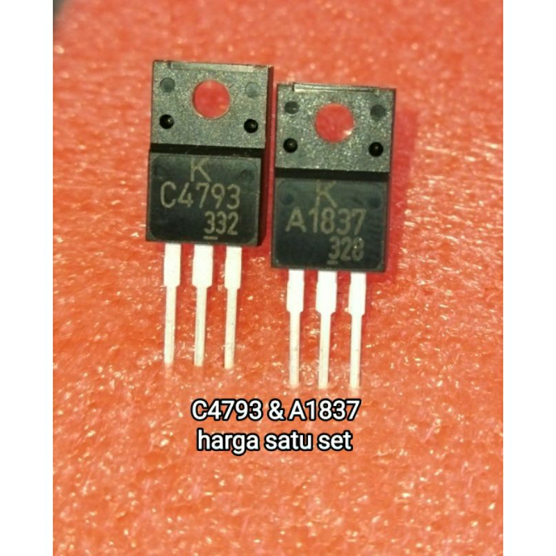A1837 C4793 TR 2SA1837 - 2SC4793 SATU SET ORIGINAL