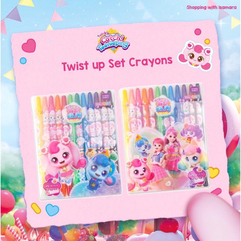 

Twist Up Set Crayons / Pensil Warna Putar