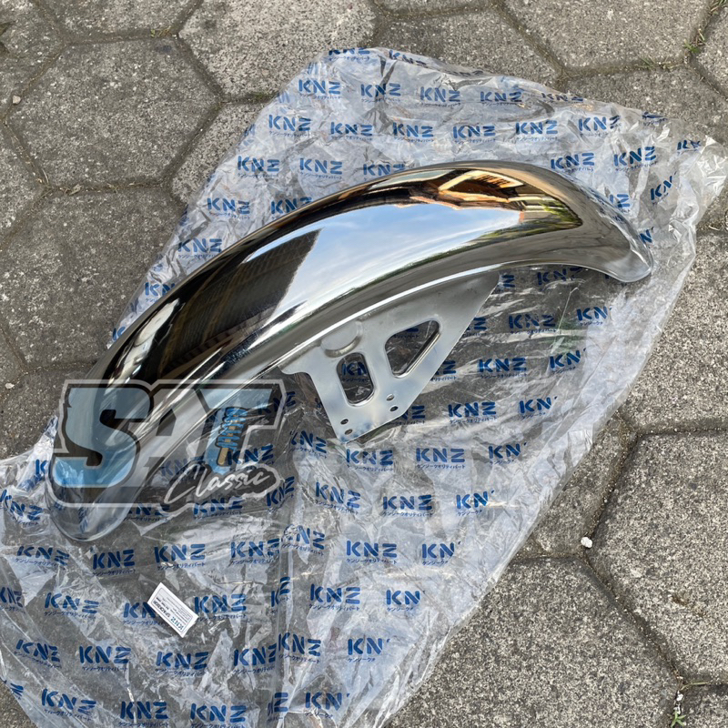 Slebor Spakbor Sepakbor Depan Honda WIN 100 Besi Crom KNZ