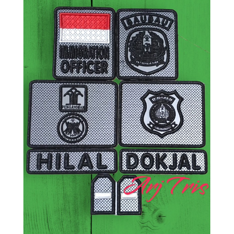 Lapas Motif timbul 3D Kemenkumham