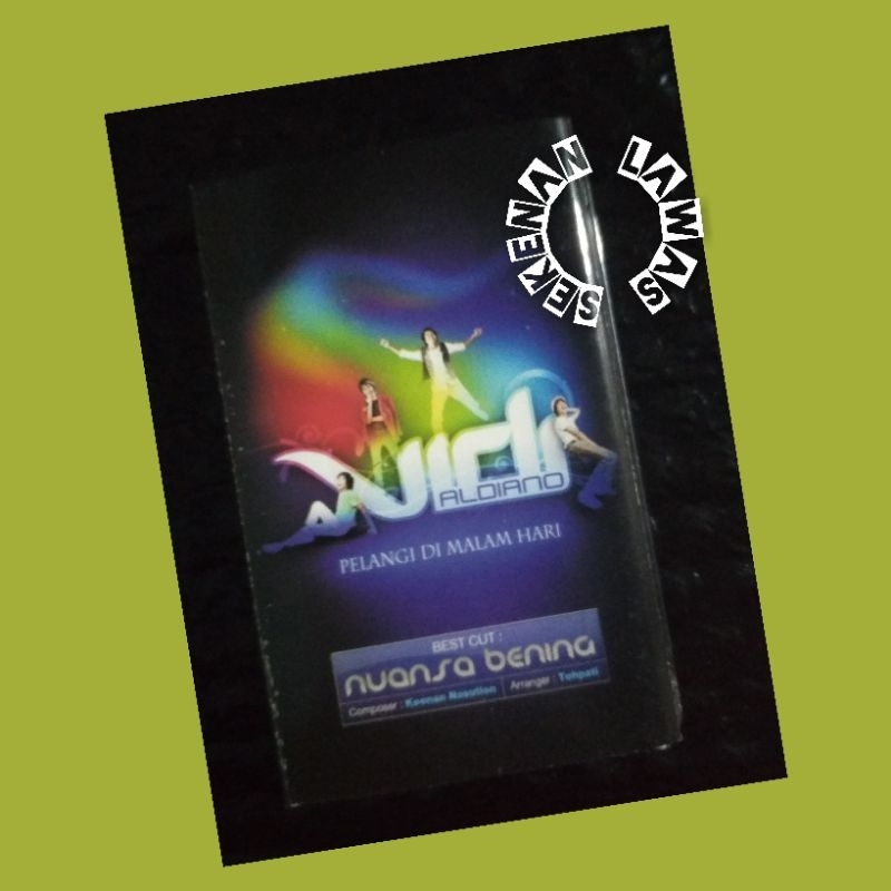 Kaset Vidi Aldiano - Pelangi Di Malam Hari /Nuansa Bening (Cover Dalam Ada Sedikit Terkelupas)