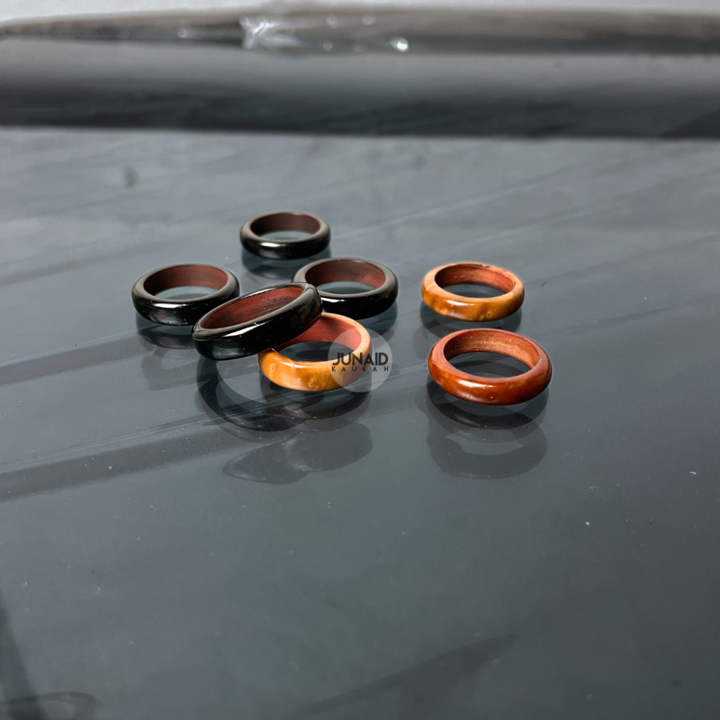 Cincin Kaokah Polos Hitam Coklat Ada Ukuran Pria Wanita Santri Bahan Koka Kaoka Kaukah kokka Asli