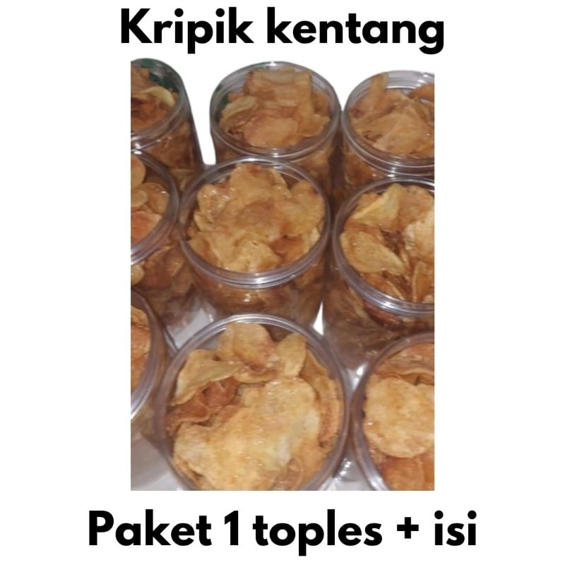 

kripik kentang murah 800 ML 100% HALAL (1 pcs)/kentang kripik viral manis asin/cemilan kripik kentang murah/Snack kentang murah/racun shopee