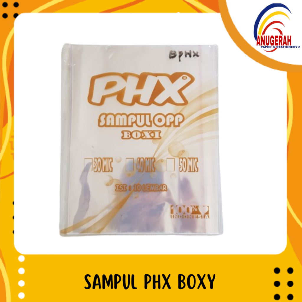 

PHX BOXY SAMPUL PLASTIK (PAK)