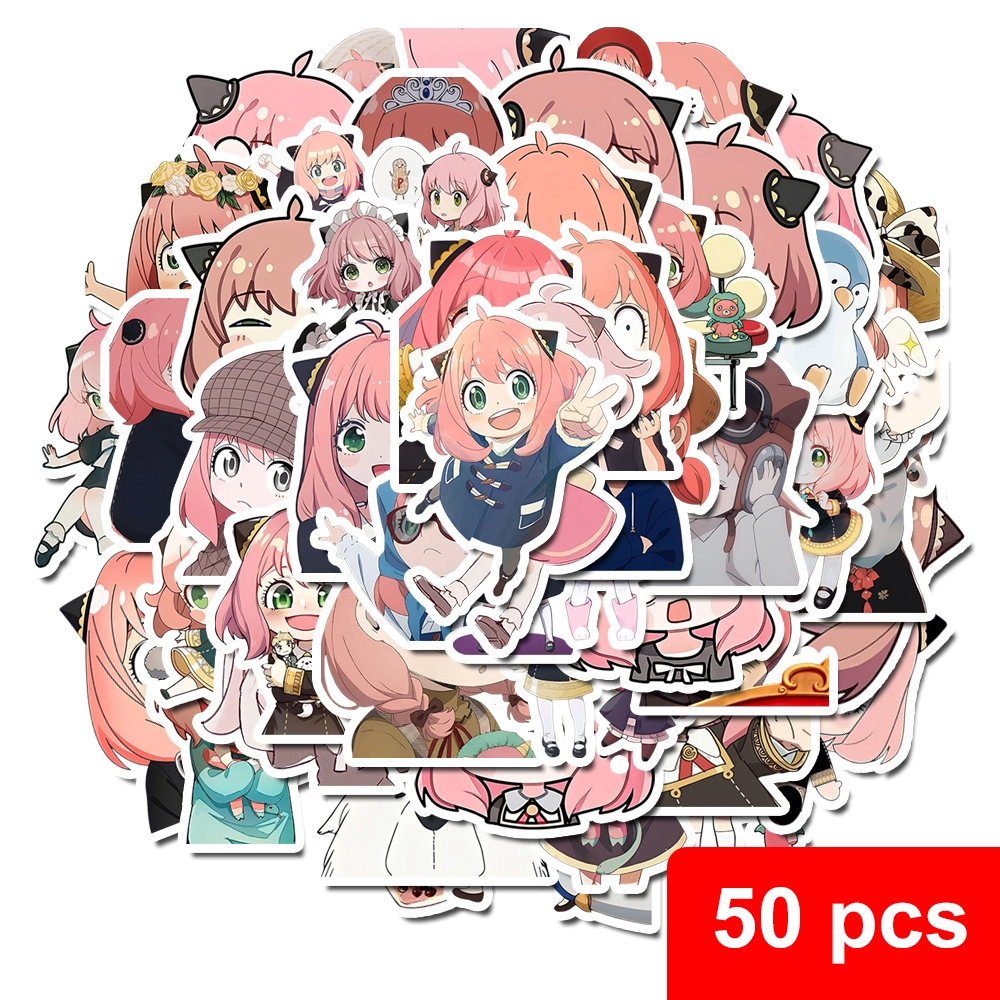 

stiker spy x family I stiker anya lucu I stiker anti air