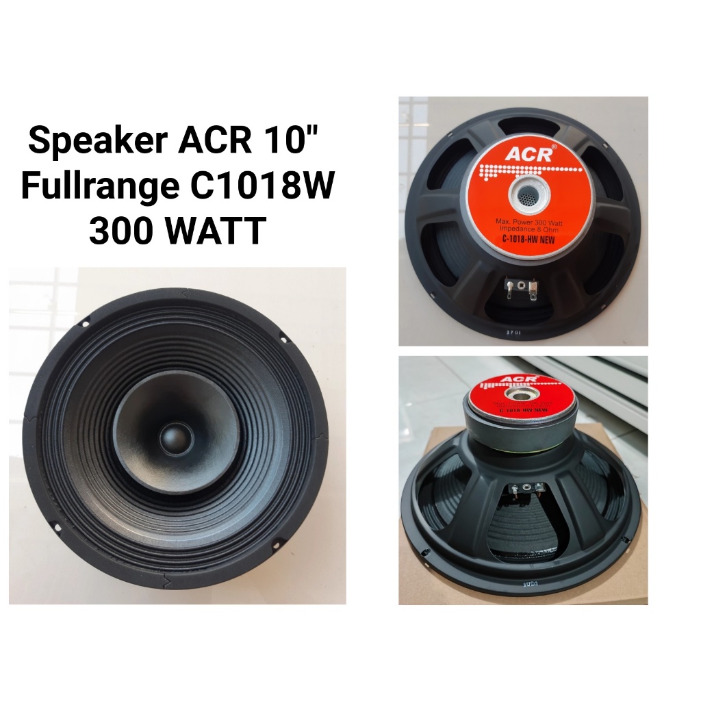 ACR Speaker ACR 10 Inch Fullrange C1018HW Speaker 10" ACR PRO C 1018-HW Speaker ACR 10" C 1018 HW