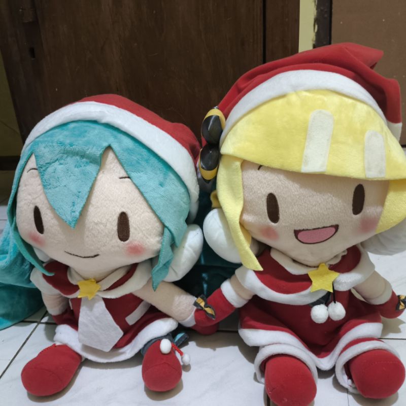 Hatsune Miku Kagamine Rin Official FuwaFuwa Christmas Ver. Nuigurumi 30cm