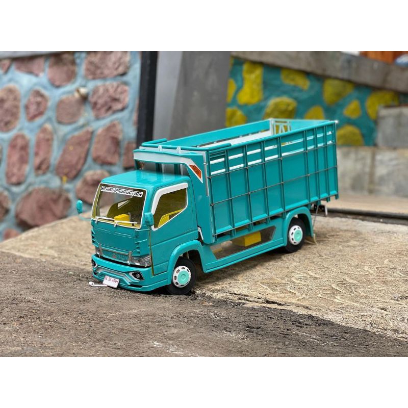 PROMO MURAH MERIAH MINIATUR TRUK MINIATUR TRUCK OLENG RODA KAYU FULL VARIASI
