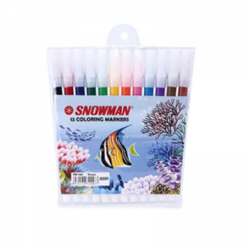 

Spidol Warna SNOWMAN Isi 12