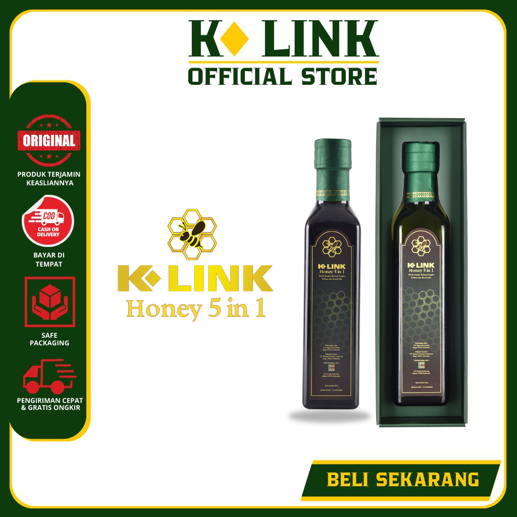 

K Honey 5 in 1 Klink Original Madu Halal K Link