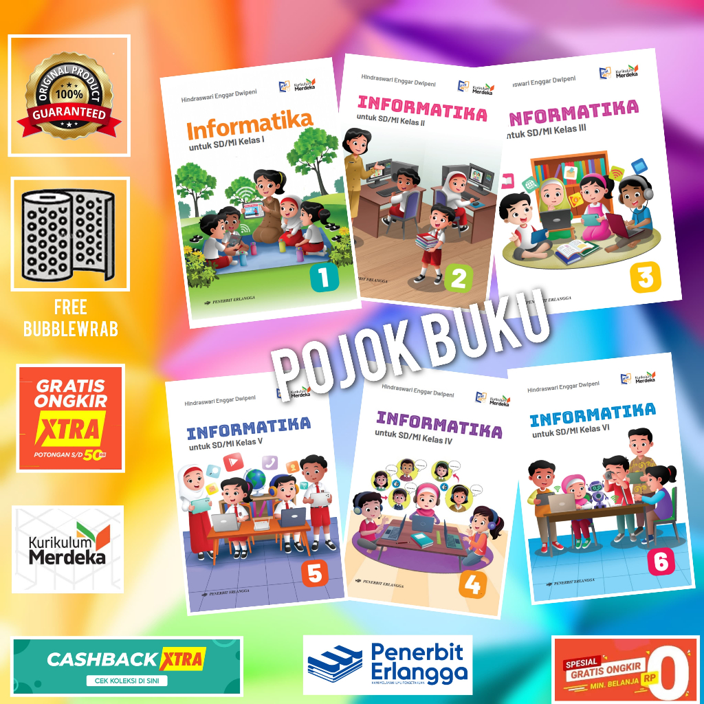 

BUKU INFORMATIKA SD/MI Kelas 1 2 3 4 5 6 Kurikulum Merdeka