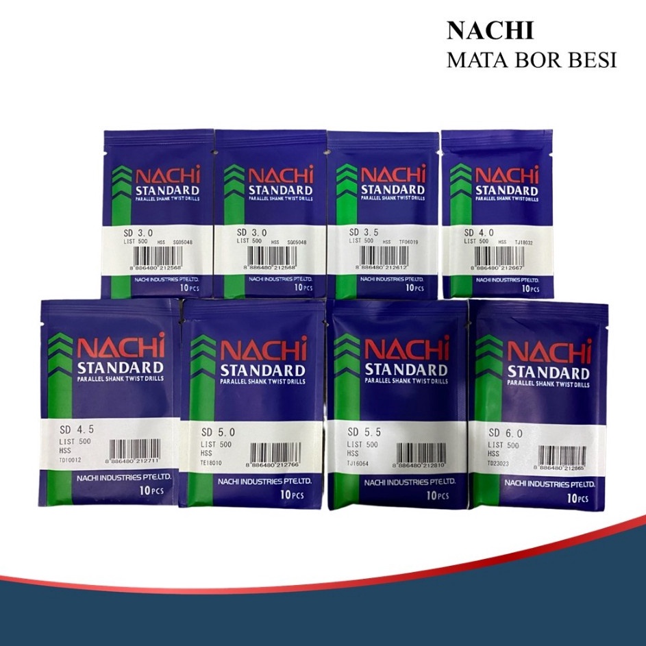 Order ORI NACHI 2 25 3 35 4 45 5 55 6 8 1 12 MM MATA BOR MATABOR BESI HSS