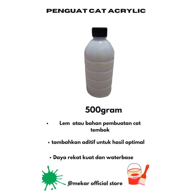 Lem Tambahan Untuk Cat Tembok Full Acrylic Glossy