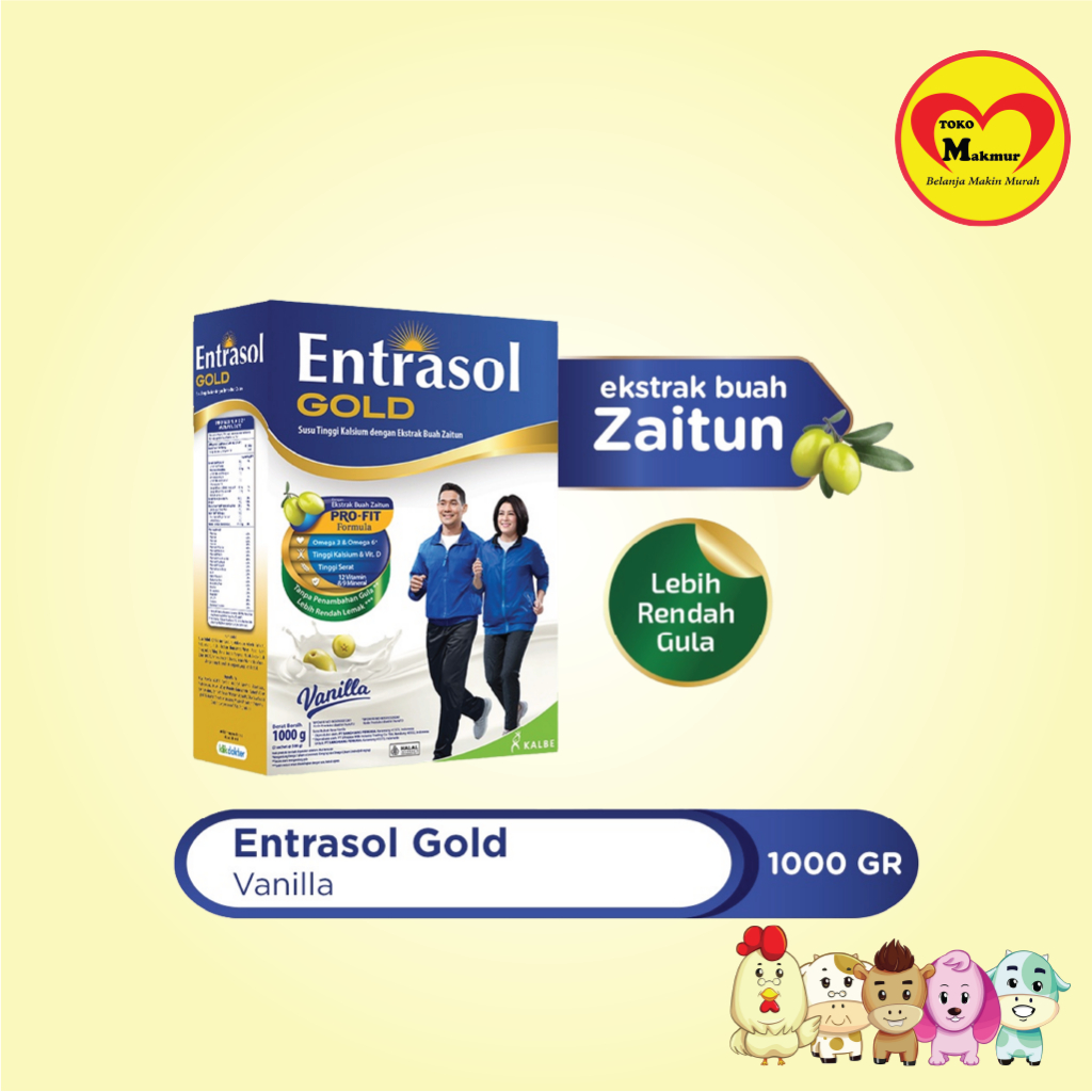 

Entrasol Gold Vanila 1000Gr / Toko Makmur Gresik