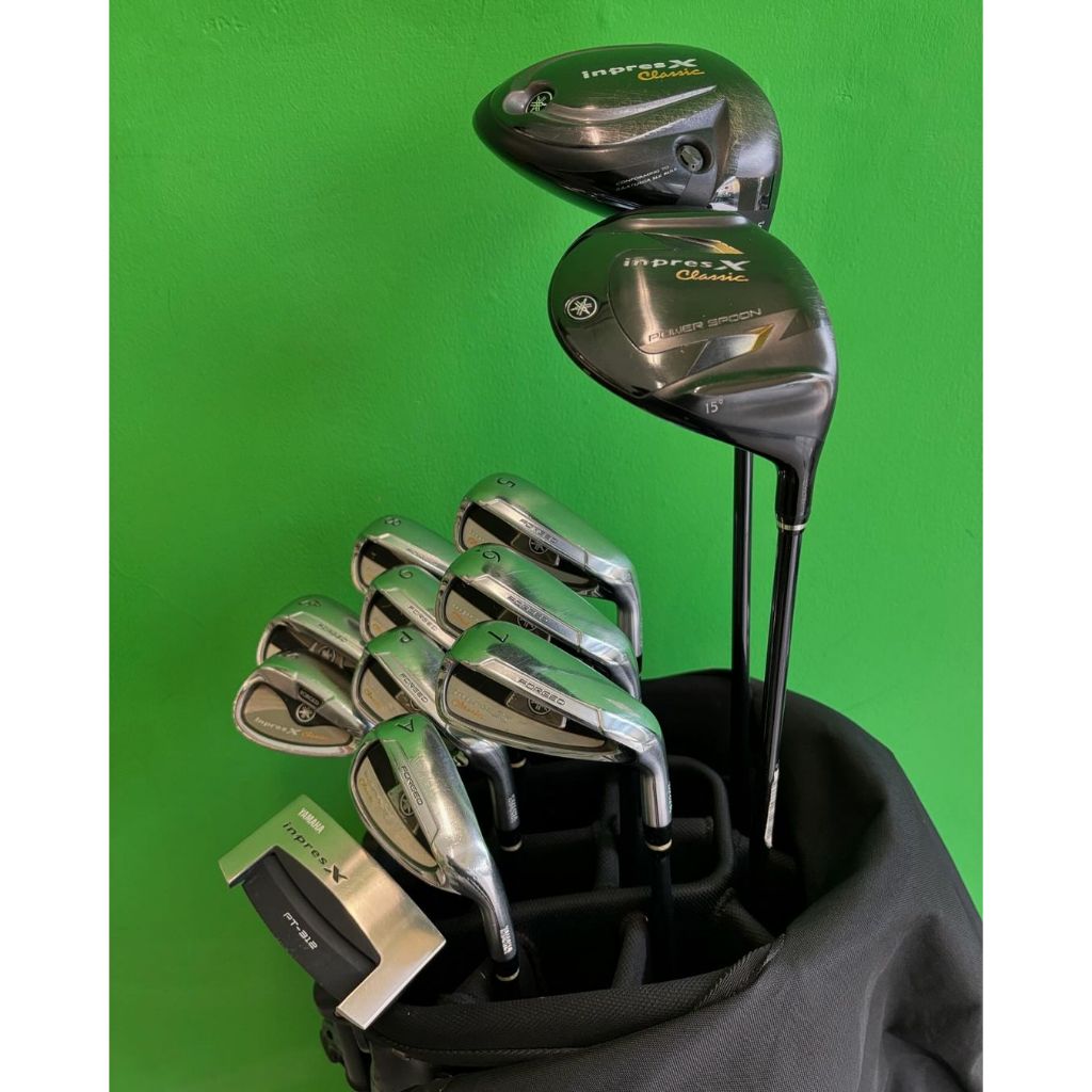 Stick Golf Second – YAMAHA Classic Full Set Driver Wood-3 Iron set 5-9, P, A, As, S Putter