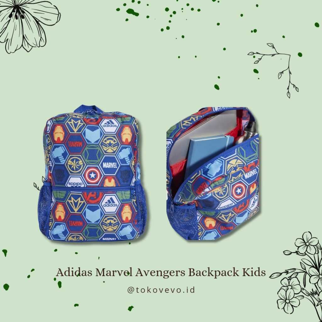Tas Anak Adidas Original - Marvel Avengers Kids Backpack 14L | Ransel Sekolah
