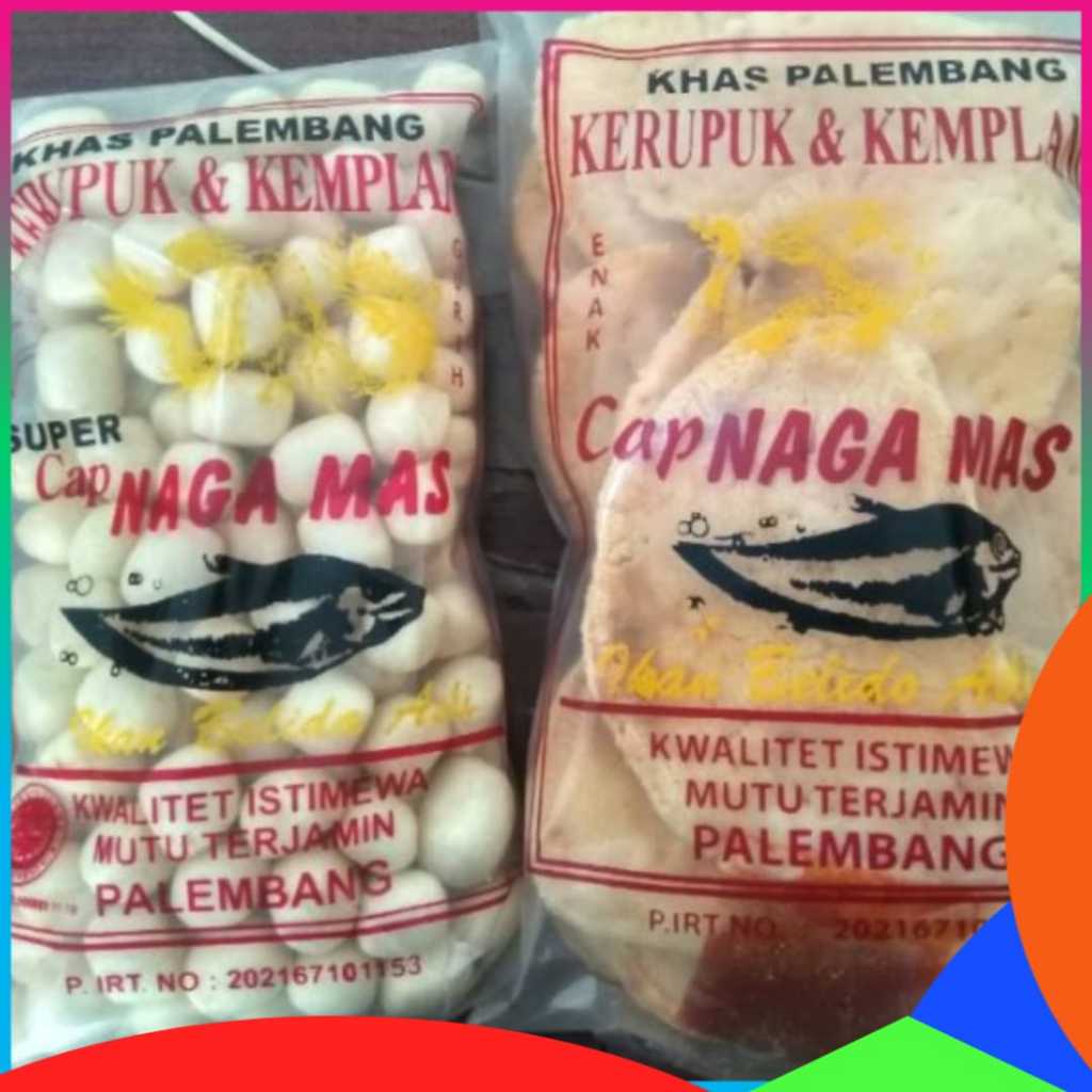 

KERUPUK PALEMBANG GETAS SUPER DAN KEMPLANG BADAK NAGA MAS PAKET DUO HEMAT