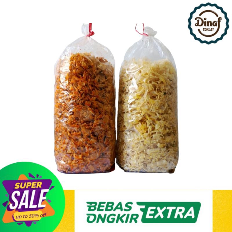 

Keripik Singkong Keriwil / Kriwil Pedas Dan Original Ballan +2Kg